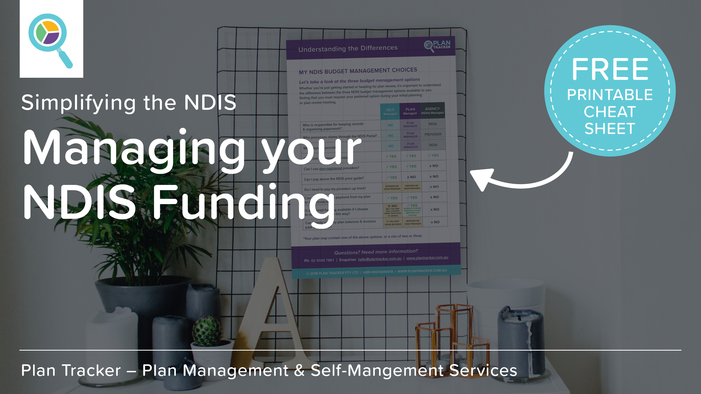 Managing your NDIS Funding Plan Tracker