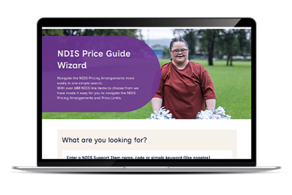 Price Guide Wizard shown on a computer screen.